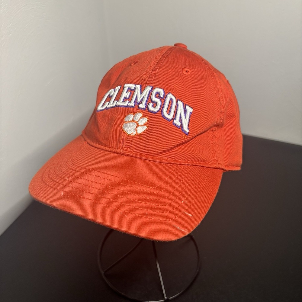 Clemson Men's‎ Legacy Baseball Cap Hat Orange Adjustable College